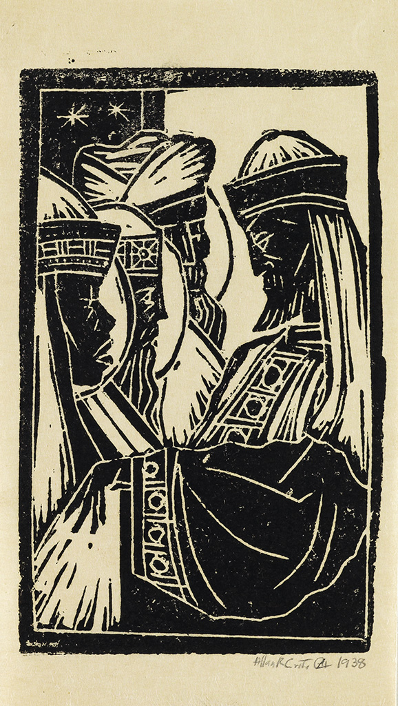 ALLAN ROHAN CRITE (1910 - 2007) Untitled (The Three Kings).